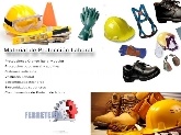 Materiales de proteccion laboral, cascos de seguridad